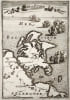 Carte des iles de Rugen en Mer Baltique tir&eacute;e de La Description de l'univers (1683) par Manesson Mallet. Manesson Mallet Alain