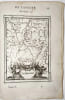 Carte de la Lorraine tir&eacute;e de La Description de l'univers (1683)  par Manesson Mallet. Manesson Mallet Alain