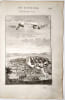 Vue de la ville de Nancy et de ses fortifications (France) tir&eacute;e de La Description de l'univers (1683)  par Manesson Mallet. Manesson Mallet Alain