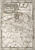 Carte des Pays-Bas Catholiques tir&eacute;e de La Description de l'univers (1683)  par Manesson Mallet. Manesson Mallet Alain