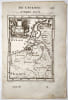 Carte des Pays Bas en g&eacute;n&eacute;ral tir&eacute;e de La Description de l'univers (1683) par Manesson Mallet. Manesson Mallet Alain
