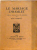 Le mariage d'Hamlet, pièce en trois actes et un prologue. Sarment Jean .