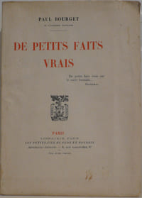 De petits faits vrais