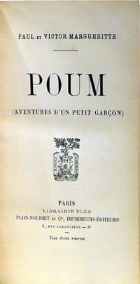 Poum (aventures d'un petit garçon)