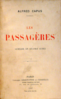 Les passagères, comédie en 4 actes