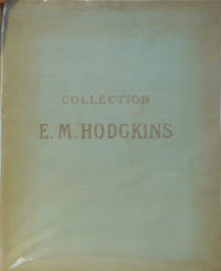 Catalogue des dessins, aquarelles et gouaches de l'école française du XVIIIème siècle composant la Collection E. M. Hodgkins,