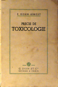 Précis de Toxicologie