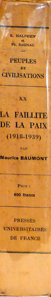 La faillite de la paix (1918-1939)