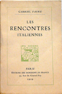 Les rencontres italiennes