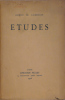 Etudes. Lacretelle Jacques de  .