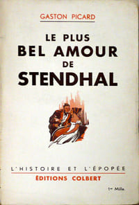 Le plus bel amour de Stendhal