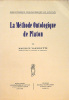 La Méthode Ontologique de Platon. Vanhoutte Maurice .