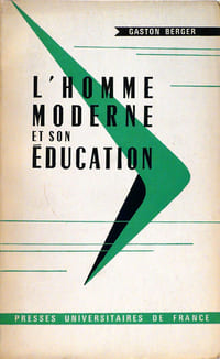 L'Homme moderne et son éducation