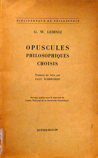 Opuscules philosophiques choisis