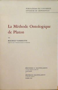 La Méthode Ontologique de Platon