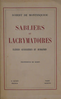 Sabliers et Lacrymatoires, Elégies guerrières et Humaines