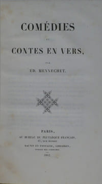 Comédies et contes en vers