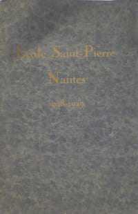 Palmarès 1928-1929 de l'Ecole Saint-Pierre à Nantes