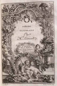 "Poésies pastorales de M. Léonard suivies De La Voix de la Natures ; Des Lettres de Sainvilles & de Sophie & d'autres pièces en vers et en prose"