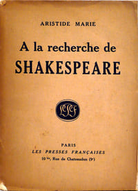 A la recherche de Shakespeare