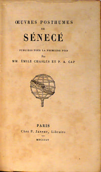 uvres posthumes de Sénecé
