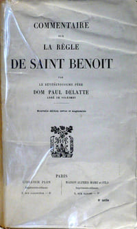 Commentaire sur la règle de Saint Benoit