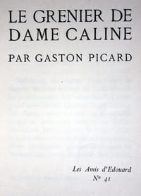 Le grenier de Dame Caline