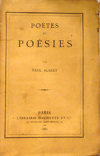 Poètes et Poésies