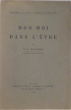 Mon moi dans l'être. Balthasar N.J.-J. .