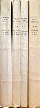 La philosophie au milieu du vingtième siècle / Chronique I, II, III et IV / Philosophy in the mid-Century, A survey.