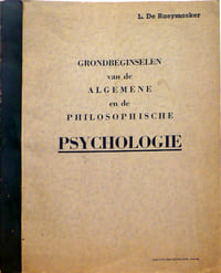 Grondbeginselen van de Algemene en de Philosophische Psychologie