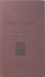 André Malraux par Emile Lecerf, lettres inédites d'André Malraux à l'auteur. André Malraux Emile Lecerf .