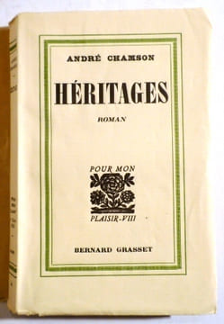 Héritages. Pour mon plaisir VIII.. CHAMSON (André).