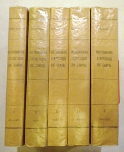 Dictionnaire statistique, ou histoire, description et statistique du département du Cantal.