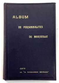 photographique et biographique de personnalités de Marseille. Préface d'Emile Ripert.