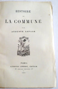 Histoire de la Commune.