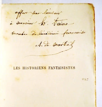 M. Thiers. Histoire du Consulat et de l'Empire. Première partie: Conspiration de Georges Wagram; destitution de Fouché; M. Thiers et ses ...