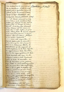 Marseille littéraire. Fragments d'un ouvrage qui n'a pas pu être achevé.. MANUSCRIT - VONDIERES (Mr.).