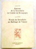 Histoire de la sorcellerie au Comté de Bourgogne, suivi de Procès de Sorcellerie au Bailliage de Vésoul.  . DEY et FINOT (A. et J.).