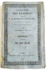 Mémoires de Rivarol avec  des notes et des éclaircissemens historiques, précédés d'une notice par M. Berville.. RIVAROL] (Antoine de)