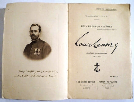 Un "preneur d'âmes", Louis Lenoir aumônier des marsouins.. GUITTON (S.J.).