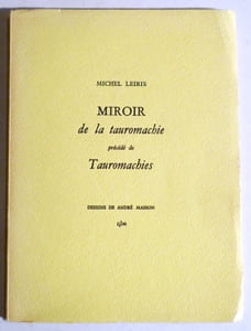 Miroir de la Tauromachie précédé de Tauromachies .