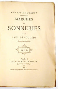 Marches et sonneries, Chants du soldat. Deuxième édition.