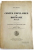 Contes populaires de Roumanie (Povesti) Collection "Les littératures populaires de toutes les nations", Traduction et Notes par Stanciu Stoian et Ode ...