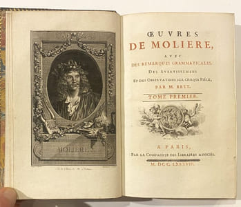 Oeuvres de Molière, avec des Remarques grammaticales, des Avertissemens et des Observations sur chaque Pièce, par M. Bret.