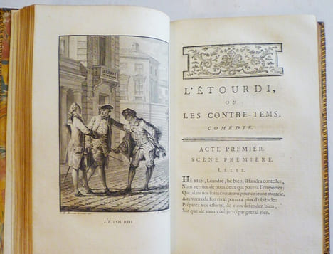 Oeuvres de Molière, avec des Remarques grammaticales, des Avertissemens et des Observations sur chaque Pièce, par M. Bret.. MOLIERE.