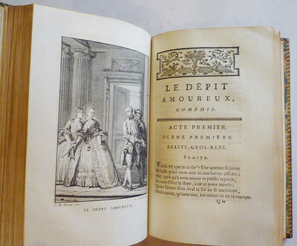 Oeuvres de Molière, avec des Remarques grammaticales, des Avertissemens et des Observations sur chaque Pièce, par M. Bret.. MOLIERE.