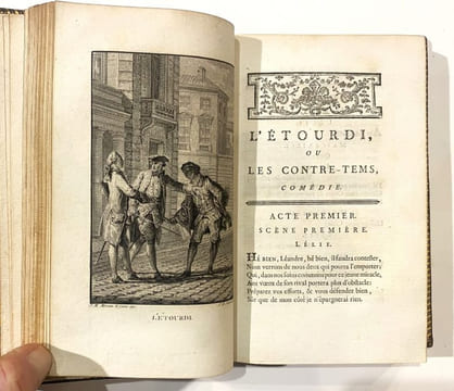 Oeuvres de Molière, avec des Remarques grammaticales, des Avertissemens et des Observations sur chaque Pièce, par M. Bret.. MOLIERE.