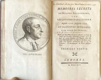 Mémoires Secrets de Mylord Bolinbroke , sur les affaires d'Angleterre depuis 1710 jusqu'en 1716 et plusieurs intrigues à la Cour de France . Ecrits par lui-même en 1717 , adressés en forme de lettres au Chevalier Windham ; publiés après sa mort en 1753 , traduits de l'anglais avec des notes historiques précédés d'un discours préliminaire préliminaire sur la vie de l'auteur par [J.L.Favier de Toulouse]