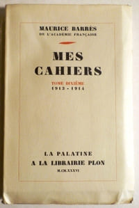 Mes cahiers. Tome dixième 1913-1914.